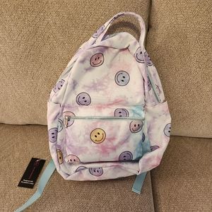 New with tags! Cute Tie-Dye Smiley Face Backpack